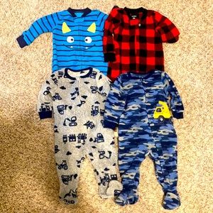 6 month footie pajamas